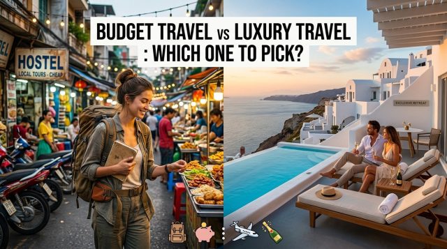 Budget Travel vs Luxury Travel : Which One to Pick?
