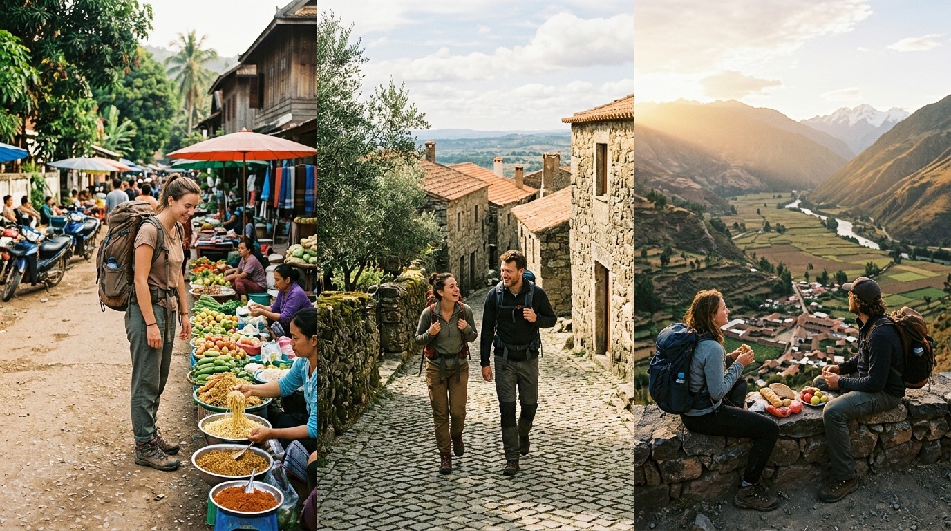 Choosing places that reward slow travel