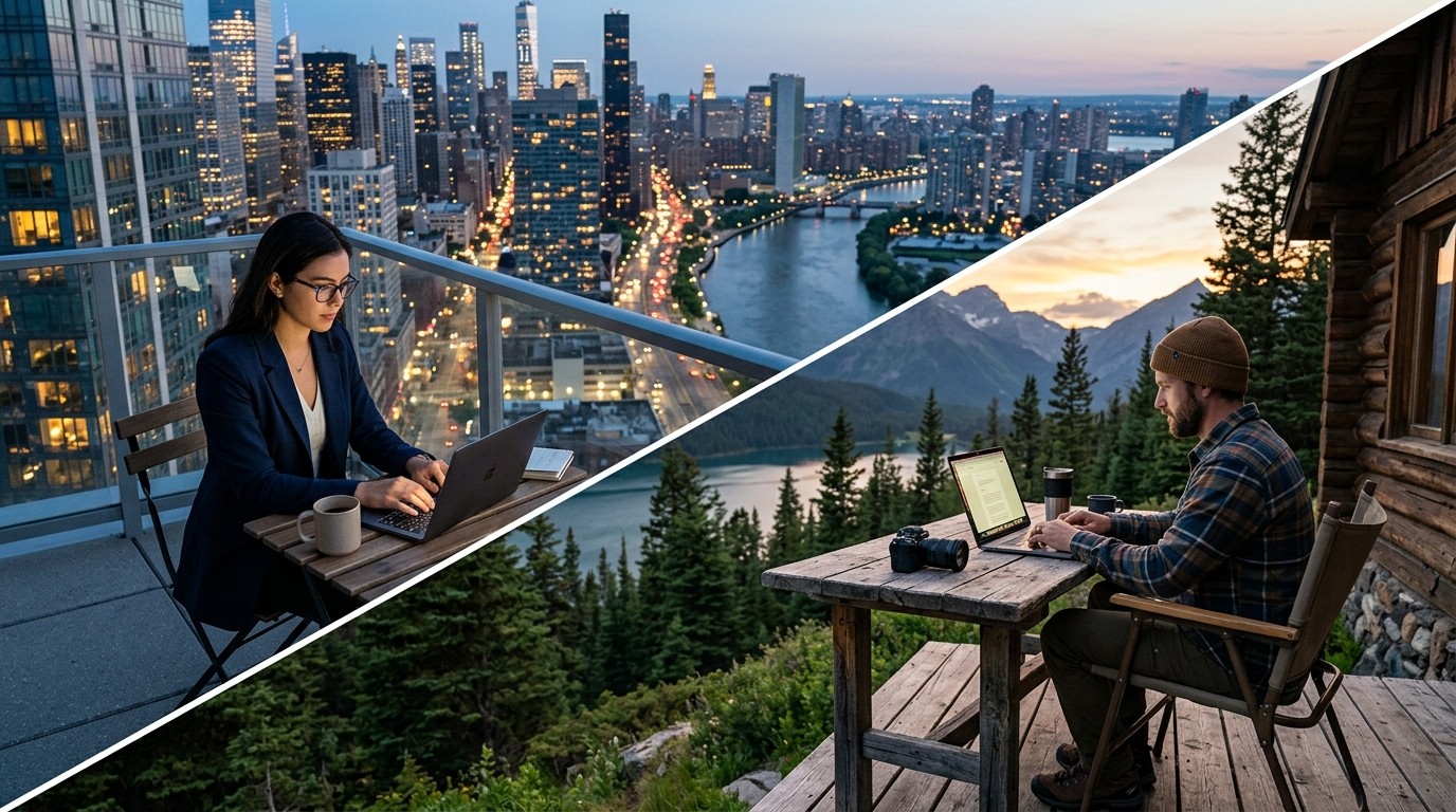 City Workations Versus Nature Workations
